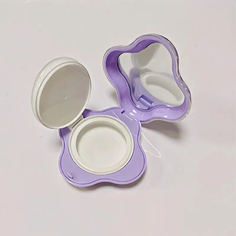 〔San〕15g Empty Flip Cushion Box Powder Box Portable Cosmetic Makeup Case BB Cream /Foundation/ Blusher Container With Mirror