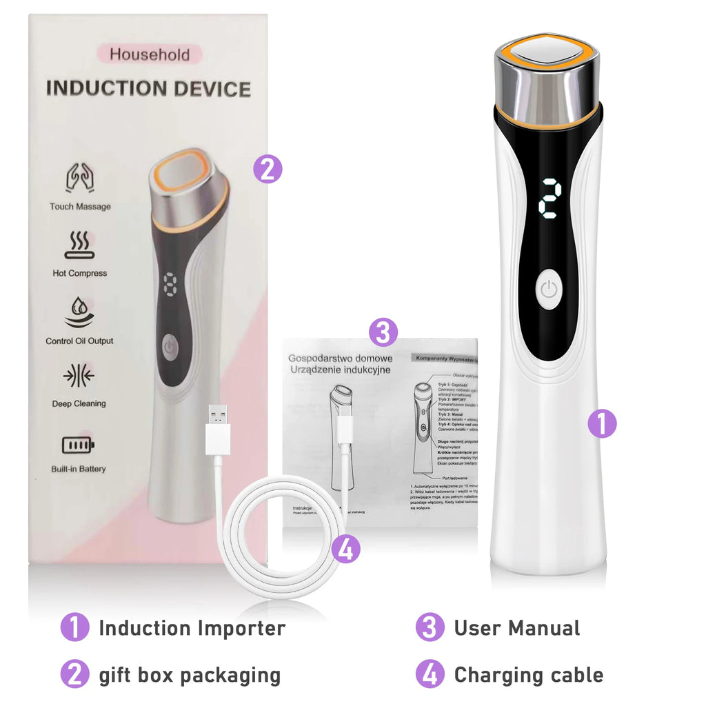 The Electric Facial Massager Can Vibrate and Lift The Facial Skin in 4 Adjustable Modes Women Beauty Instrument Skin Care Tool