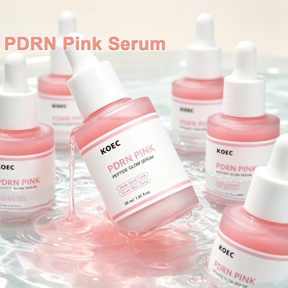 Salmon PDRN Collagen Peptide Face Ampola Skin Booster 0.25mm Microneedle Serum Dull Skin Boosts Elasticity Skin Repair Skincare