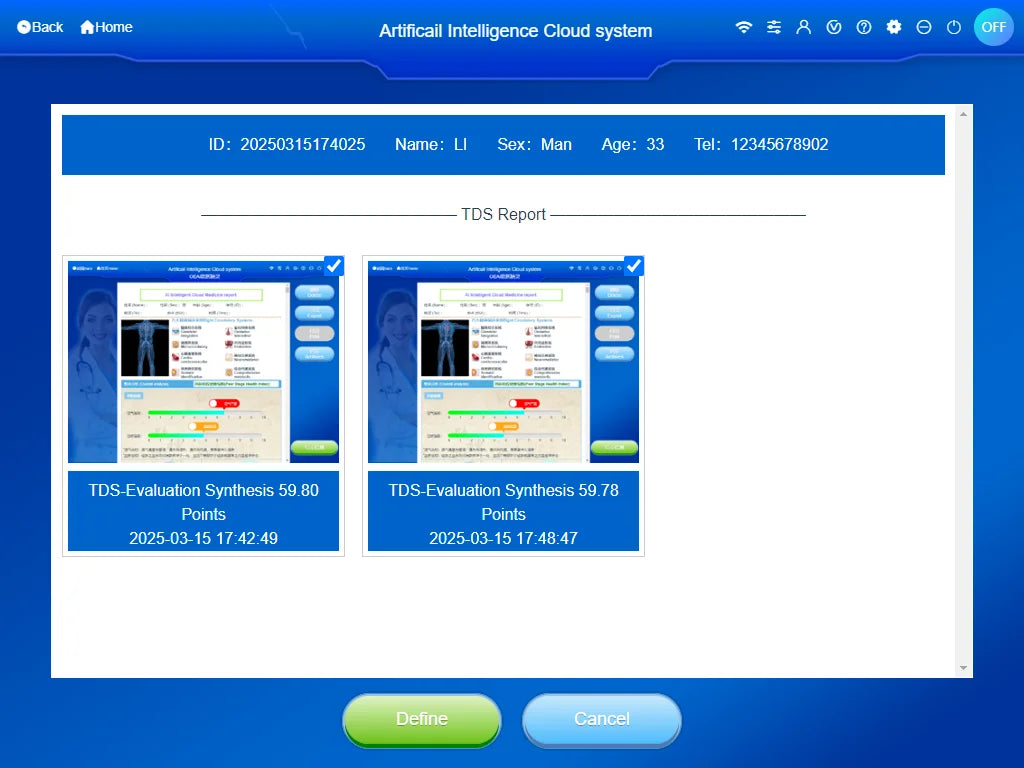 OEAI G8 2026 Full Body Health Powder Form ABS Material 2in1 AI Technology Portable Wellness
