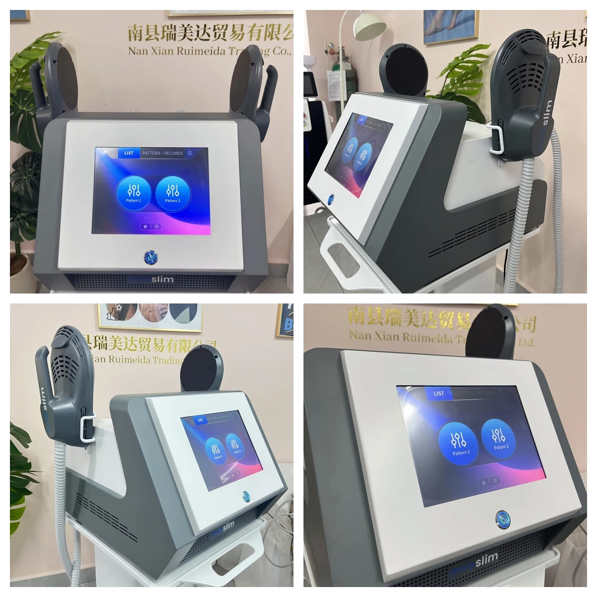 MYOslim Muscle Fitness Sculpting Machine Slimming EMS Fat Removal Weight Loss Stimulating Beauty Salon Equipment with 2 Handles