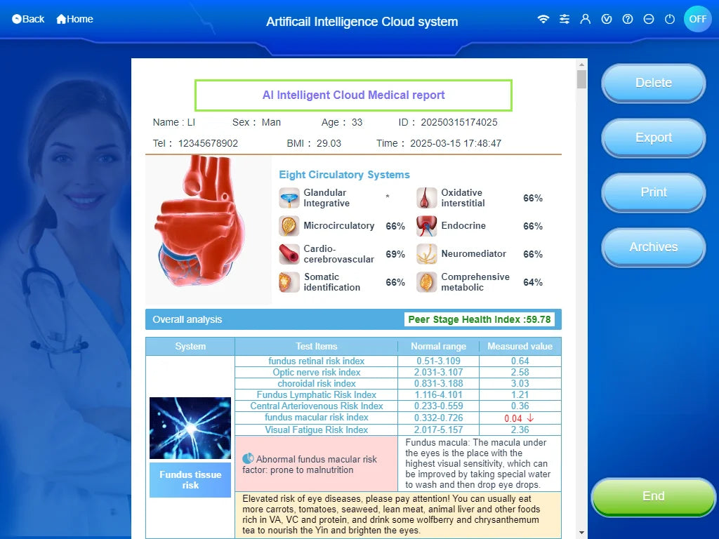 OEAI G8 2026 Full Body Health Powder Form ABS Material 2in1 AI Technology Portable Wellness