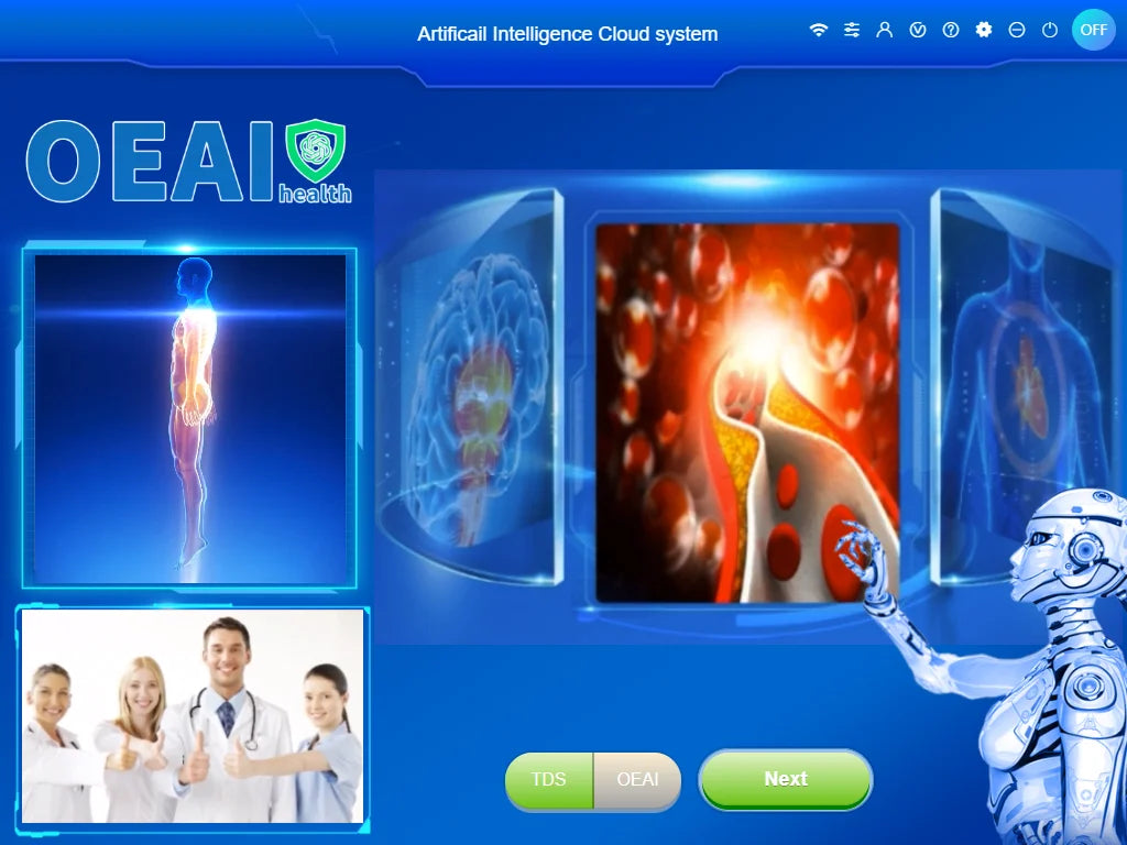 OEAI G8 2026 Full Body Health Powder Form ABS Material 2in1 AI Technology Portable Wellness
