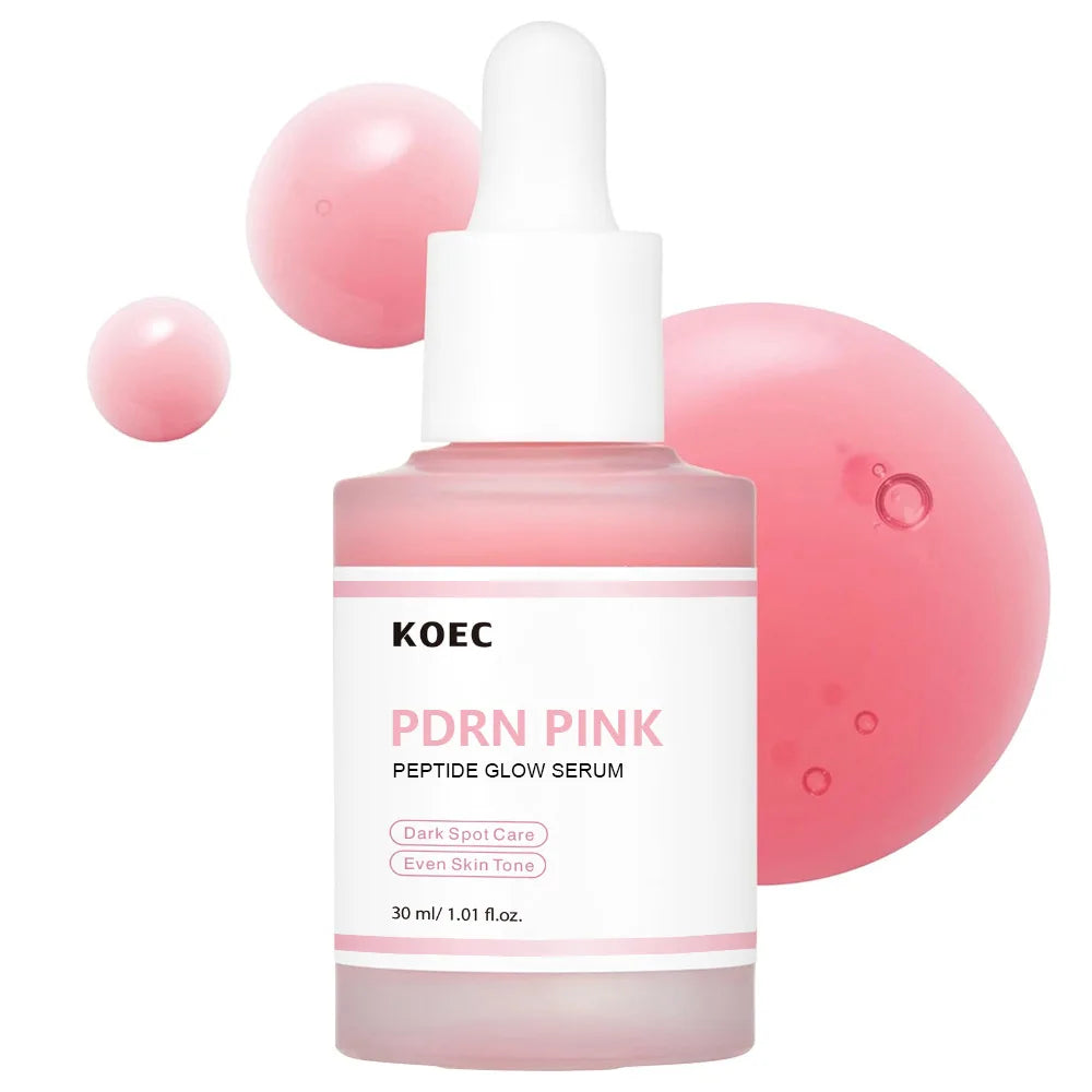 Salmon PDRN Collagen Peptide Face Ampola Skin Booster 0.25mm Microneedle Serum Dull Skin Boosts Elasticity Skin Repair Skincare